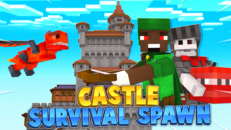 Castle Survival Spawn on the Minecraft Marketplace by Heropixel Games