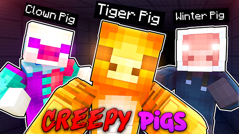 Creepy Pigs on the Minecraft Marketplace by Heropixel Games