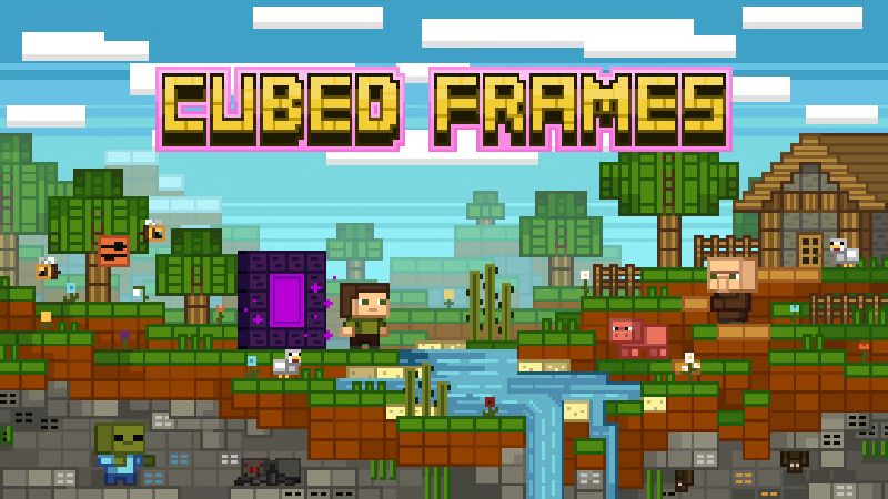 Cubed Frames Textures on the Minecraft Marketplace by Heropixel Games