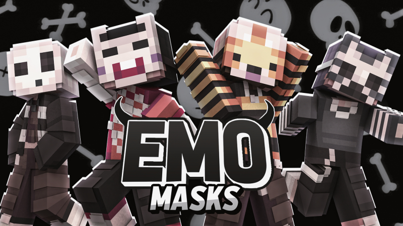 Emo Masks on the Minecraft Marketplace by Heropixel Games