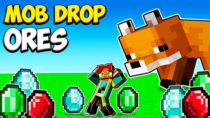 Mob Drop Ores on the Minecraft Marketplace by Heropixel Games