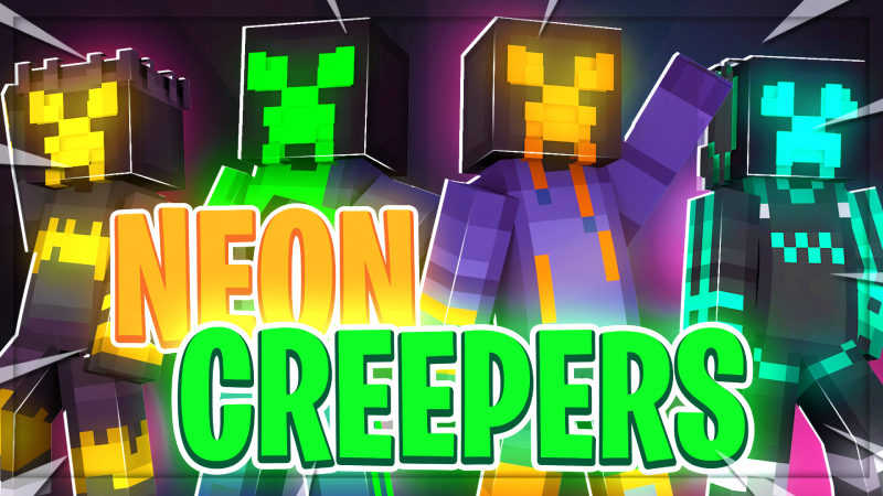 Neon Creeper on the Minecraft Marketplace by Heropixel Games