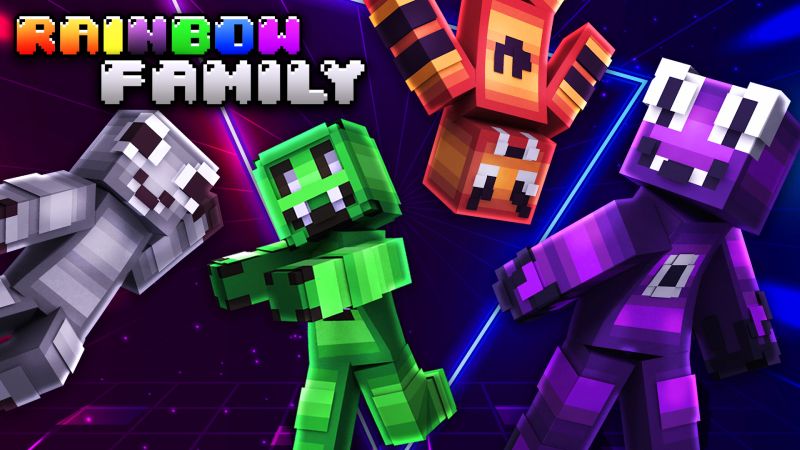 Rainbow Family on the Minecraft Marketplace by heropixel-games