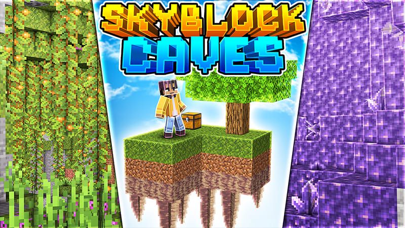 Skyblock: Caves on the Minecraft Marketplace by Heropixel Games