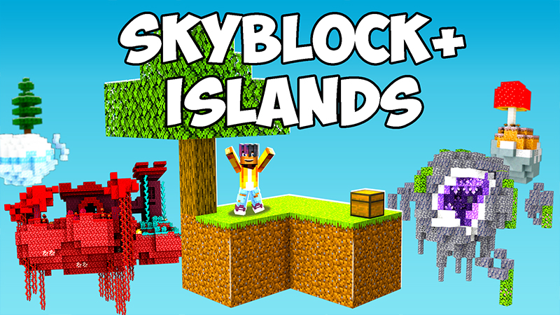Skyblock&plus; Islands on the Minecraft Marketplace by Heropixel Games