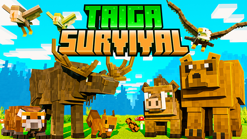 Taiga Survival on the Minecraft Marketplace by Heropixel Games