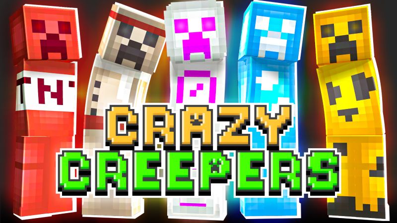 Crazy Creepers on the Minecraft Marketplace by HeroPixels