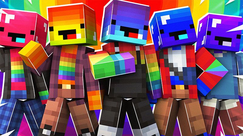 Crazy Rainbows on the Minecraft Marketplace by HeroPixels