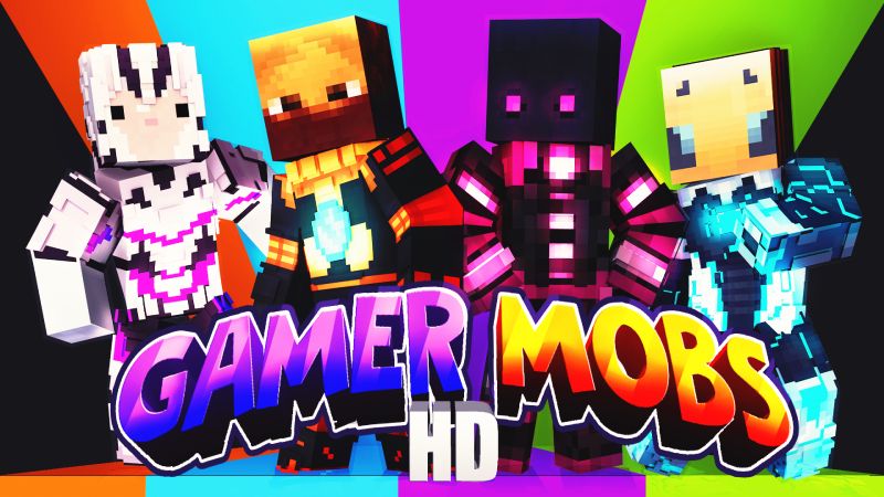 Gamer Mobs HD on the Minecraft Marketplace by HeroPixels