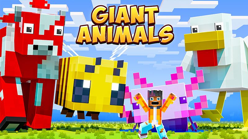 GIANT ANIMALS on the Minecraft Marketplace by HeroPixels