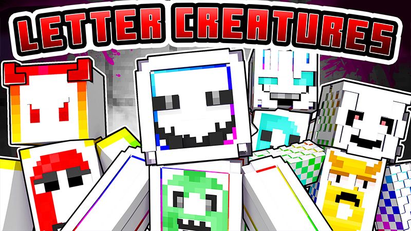 Letter Creatures on the Minecraft Marketplace by HeroPixels