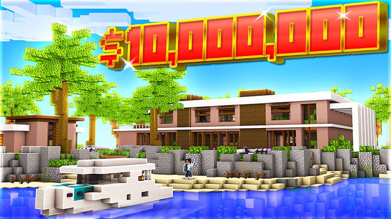 Millionaire Island Mansion on the Minecraft Marketplace by HeroPixels