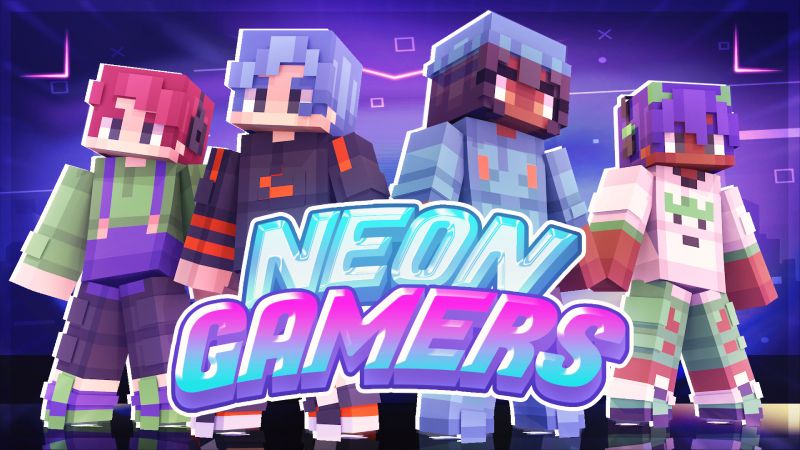 Neon Gamers on the Minecraft Marketplace by HeroPixels