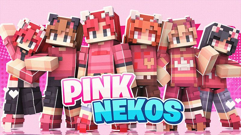 Pink Nekos on the Minecraft Marketplace by HeroPixels