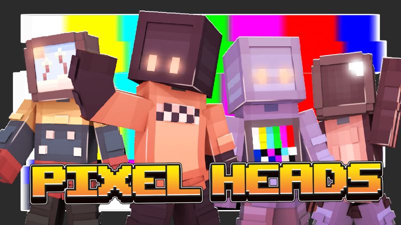 Pixel Heads on the Minecraft Marketplace by HeroPixels