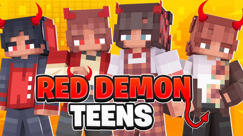 Red Demon Teens on the Minecraft Marketplace by HeroPixels