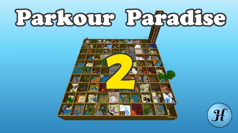 Parkour Paradise 2 on the Minecraft Marketplace by hielke-maps