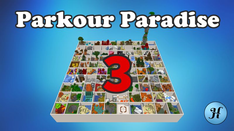 Parkour Paradise 3 on the Minecraft Marketplace by hielke-maps