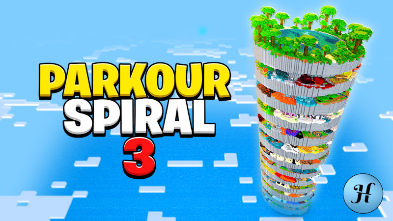 Parkour Spiral 3 on the Minecraft Marketplace by Hielke Maps