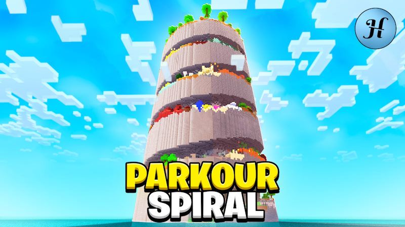 Parkour Spiral on the Minecraft Marketplace by hielke-maps