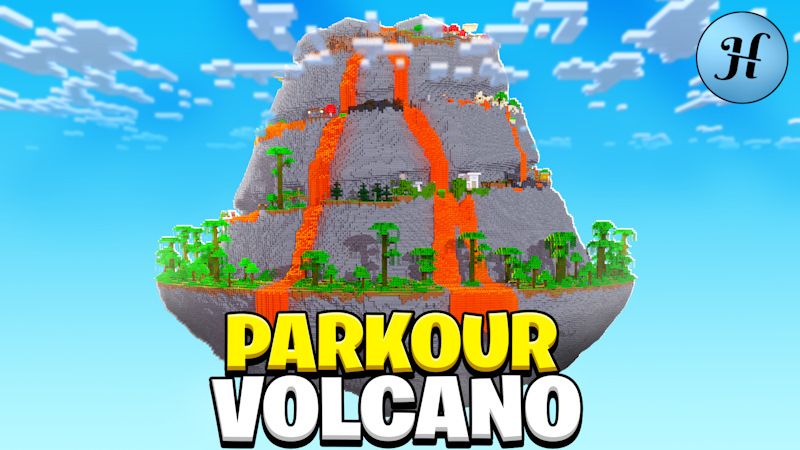 Parkour Volcano on the Minecraft Marketplace by hielke-maps