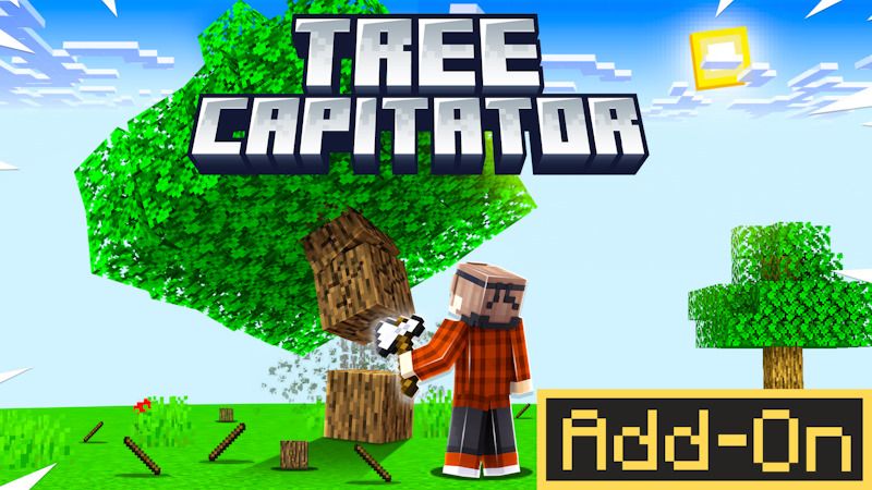 TreeCapitator Add-On on the Minecraft Marketplace by Hielke Maps