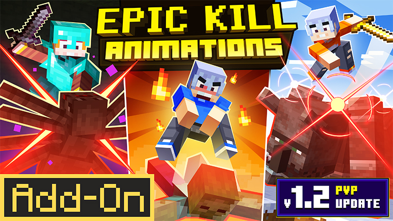 Epic Kill Animations 1.2 on the Minecraft Marketplace by Hog5kull
