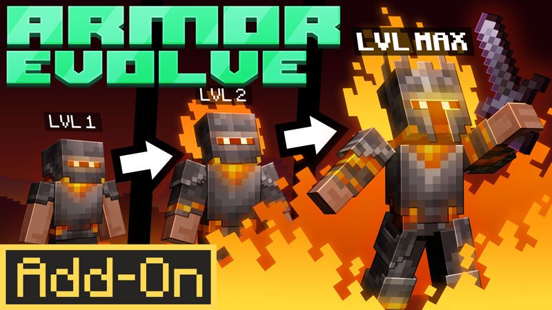 Armor Evolve Add-On on the Minecraft Marketplace by HorizonBlocks