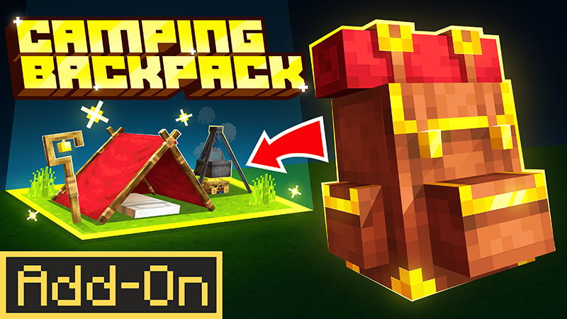 Camping Backpack Add-On on the Minecraft Marketplace by HorizonBlocks