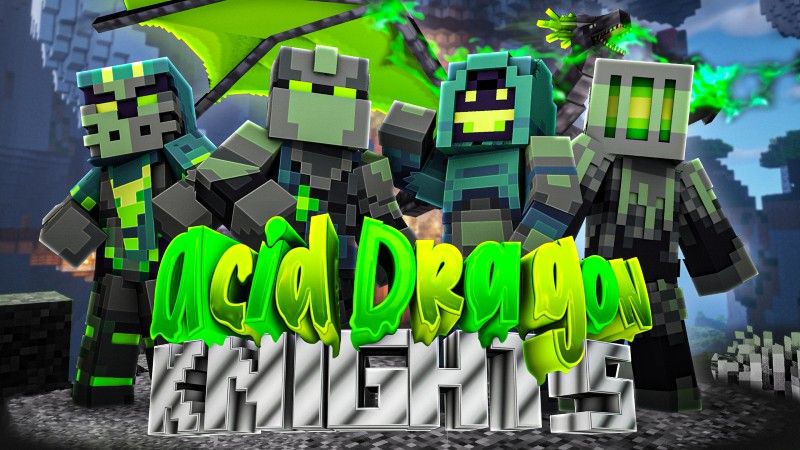 Acid Dragon Knights on the Minecraft Marketplace by Hourglass Studios