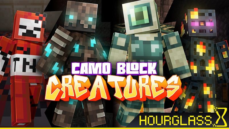 Camo Block Creatures on the Minecraft Marketplace by Hourglass Studios