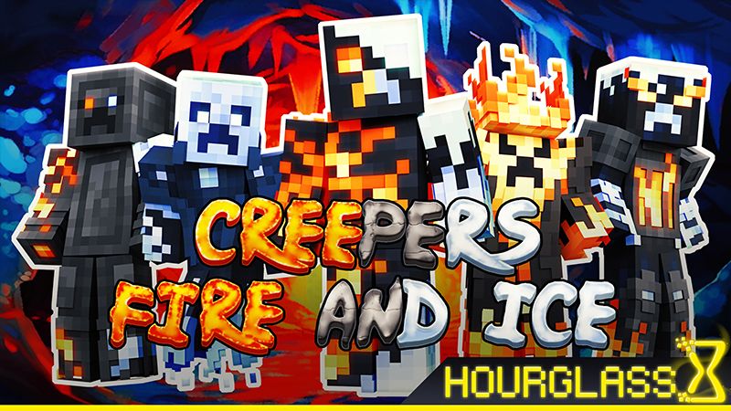 Creepers Fire and Ice on the Minecraft Marketplace by Hourglass Studios