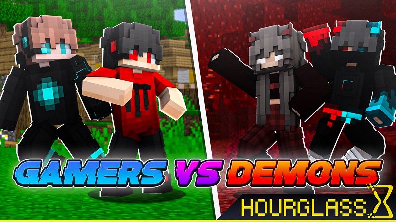 Gamers VS Demons on the Minecraft Marketplace by Hourglass Studios