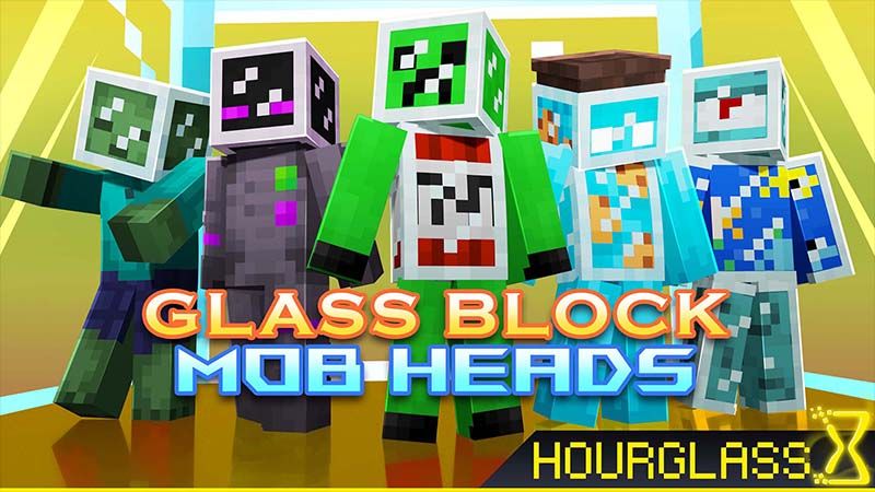 Glass Block Mob Heads