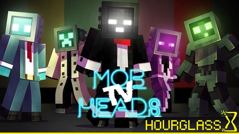 Mob TV Heads on the Minecraft Marketplace by Hourglass Studios