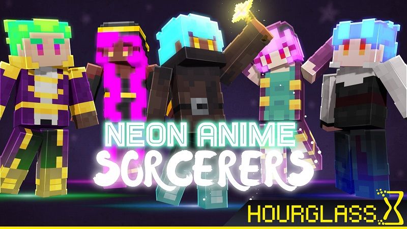 Neon Anime Sorcerers on the Minecraft Marketplace by Hourglass Studios