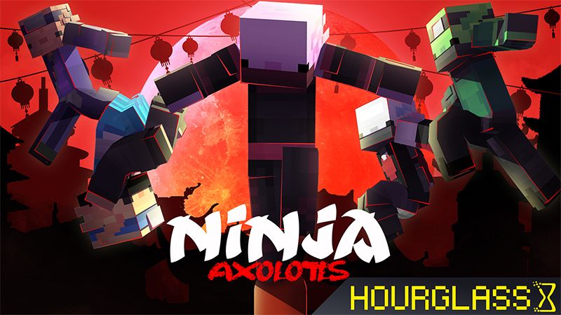 Ninja Axolotls on the Minecraft Marketplace by Hourglass Studios