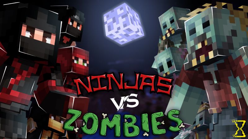 Ninjas vs Zombies on the Minecraft Marketplace by Hourglass Studios