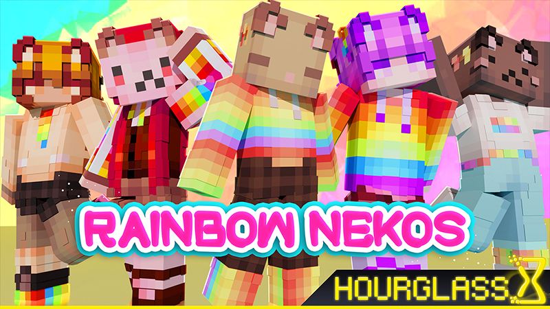 Rainbow Nekos on the Minecraft Marketplace by Hourglass Studios