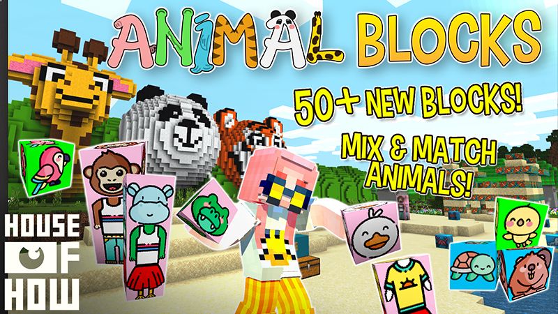 Animal Blocks on the Minecraft Marketplace by House of How