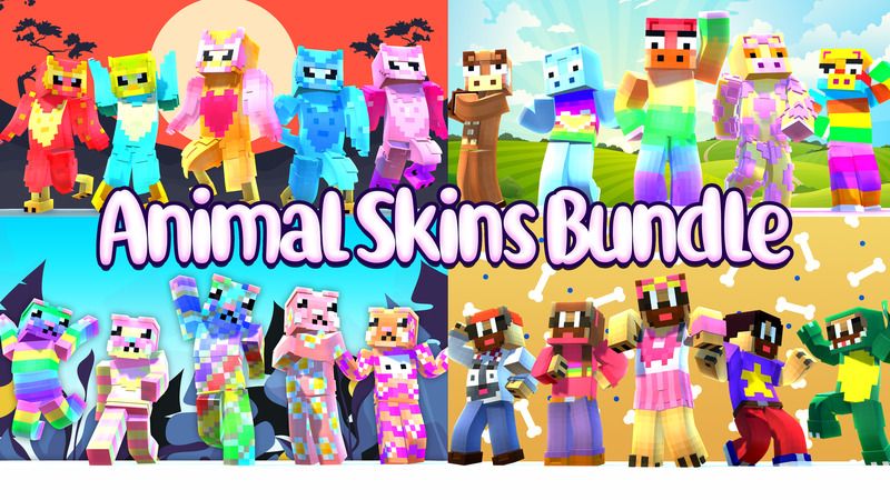 Animal Skins Bundle on the Minecraft Marketplace by House of How