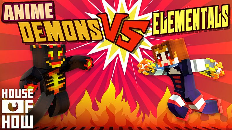 ANIME Demons vs Elementals on the Minecraft Marketplace by House of How