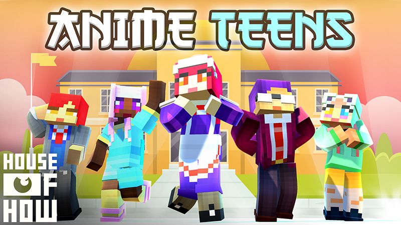 Anime Teens on the Minecraft Marketplace by House of How