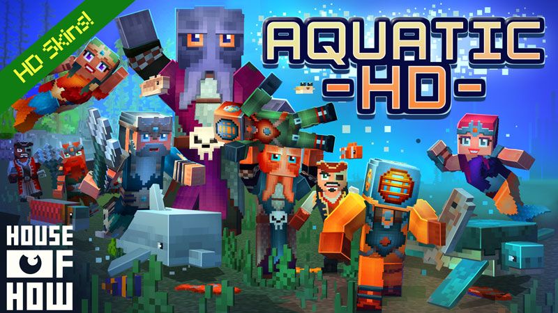 Aquatic HD on the Minecraft Marketplace by House of How