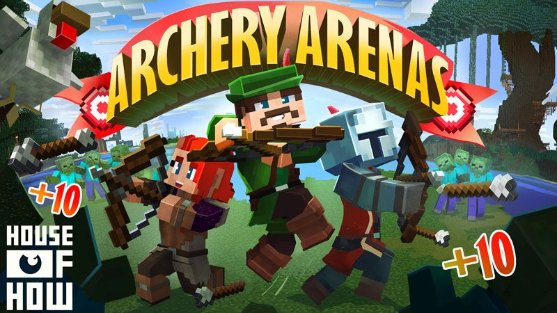 Archery Arenas on the Minecraft Marketplace by House of How