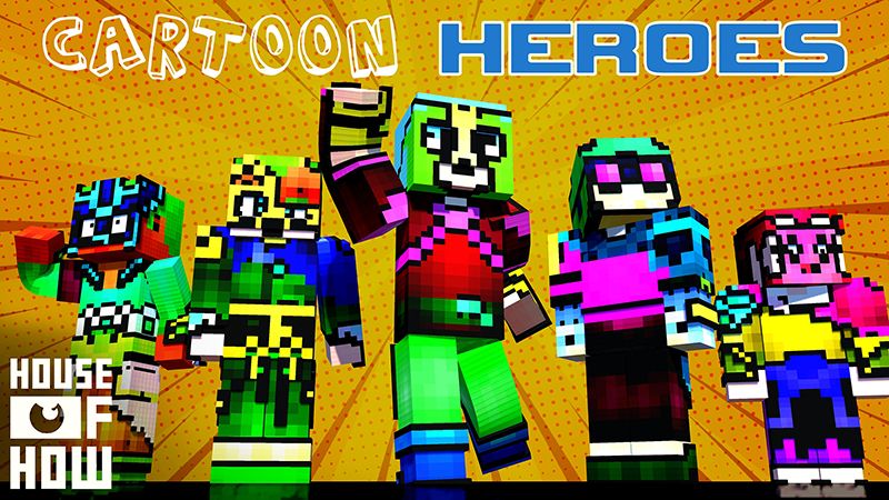 Cartoon Heroes on the Minecraft Marketplace by House of How