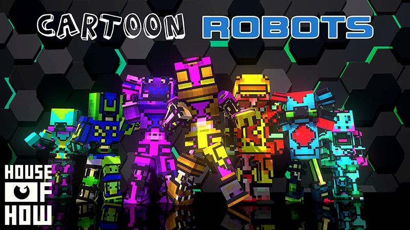 Cartoon Robots on the Minecraft Marketplace by House of How