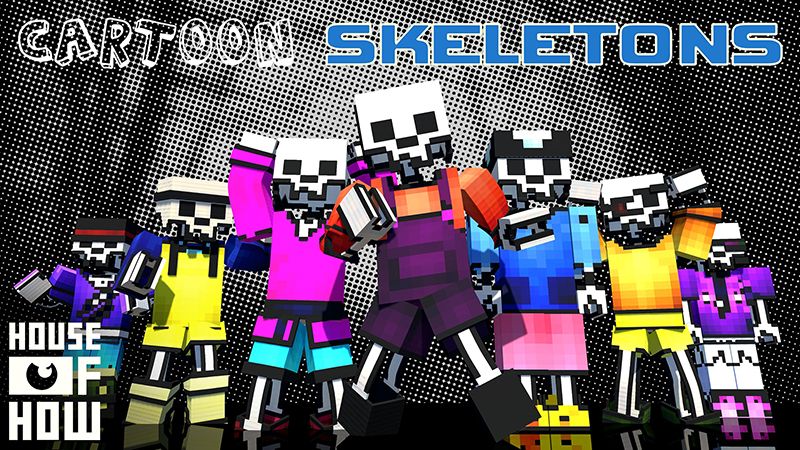 Cartoon Skeletons on the Minecraft Marketplace by House of How