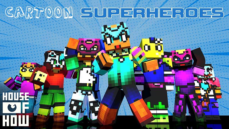 Cartoon Superheroes on the Minecraft Marketplace by House of How