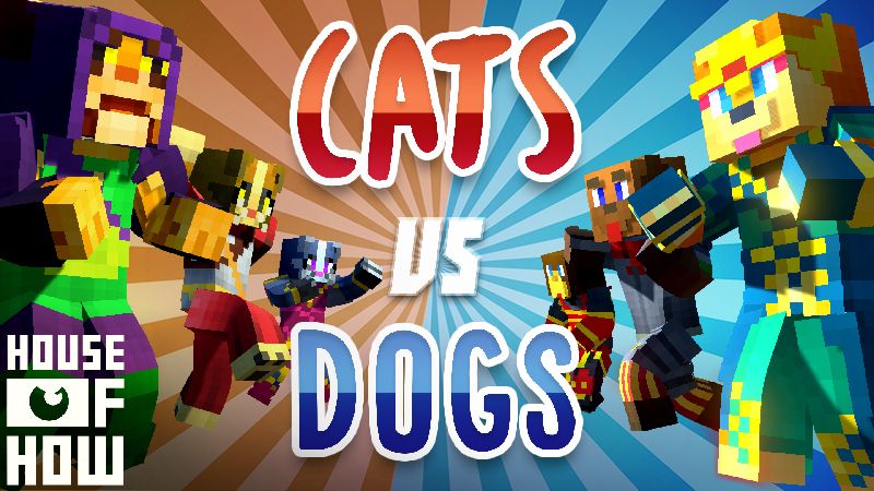 Cats vs Dogs on the Minecraft Marketplace by House of How